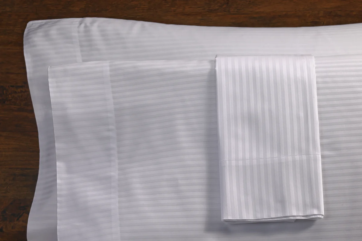 White Stripe Pillowcases