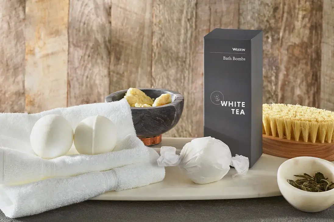 Westin White Tea Bath Bomb Set